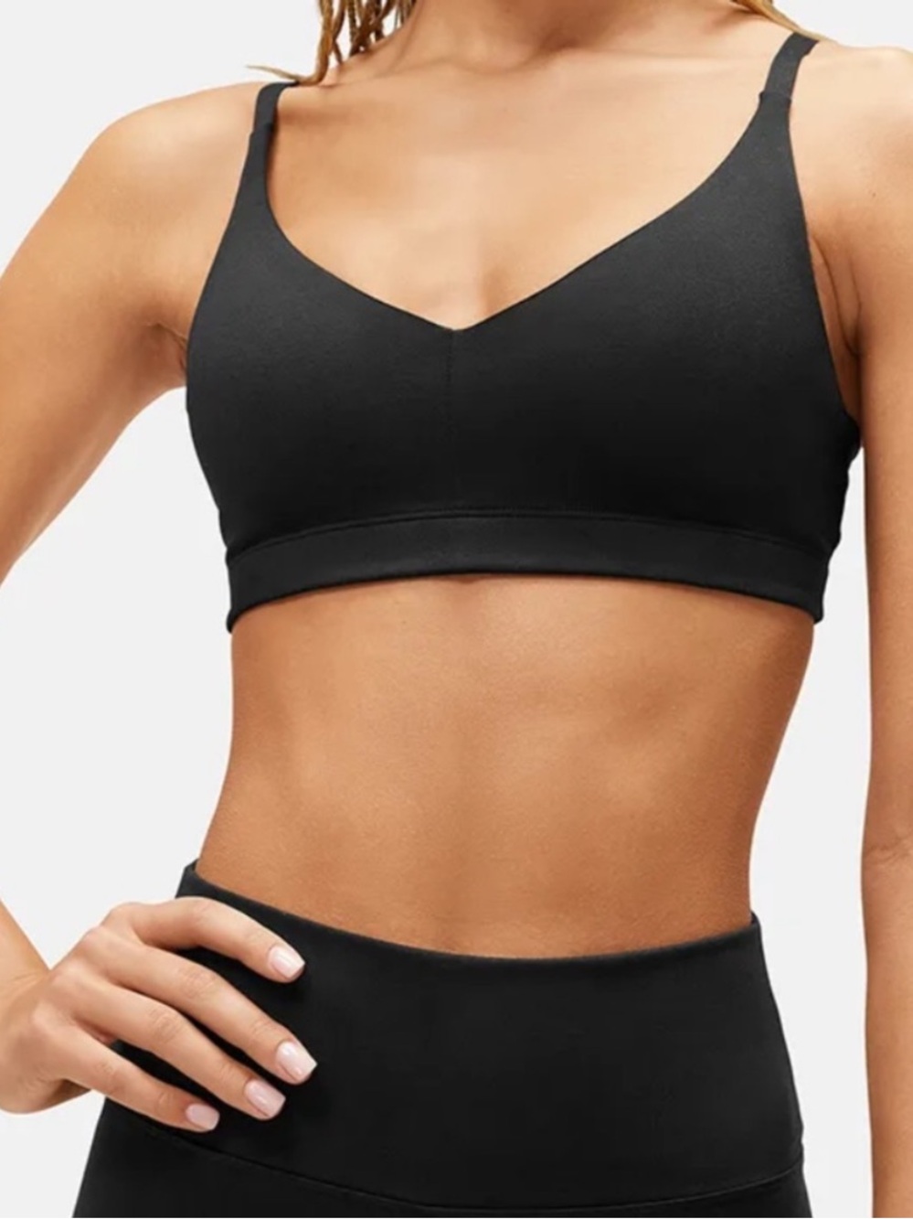 Outdoor Voices Free Form Bralette Black Size M